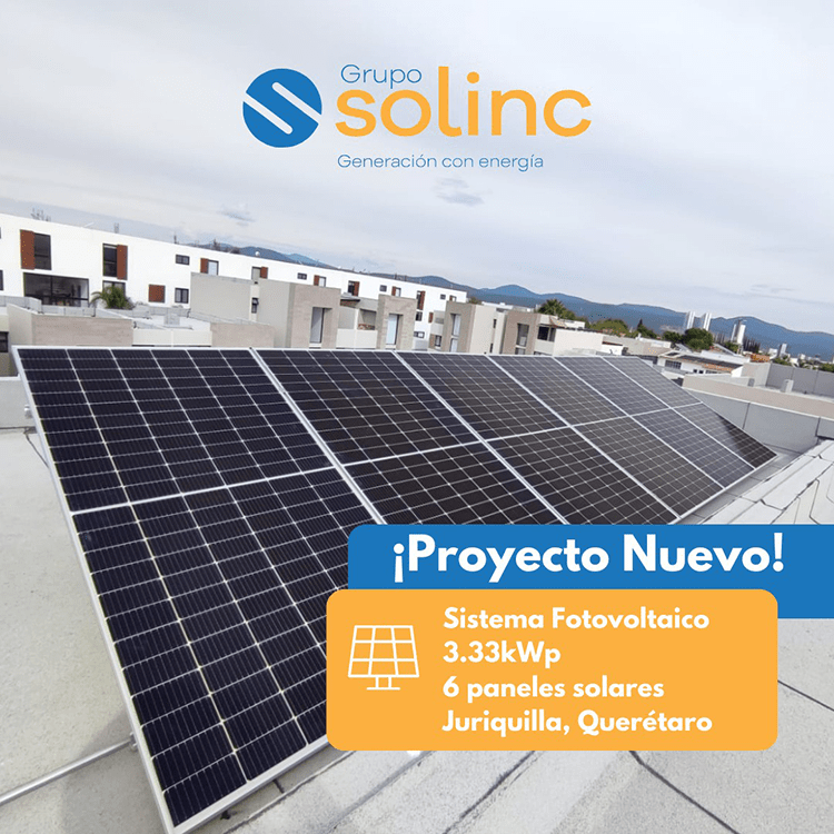 Proyecto Juriquilla Querétaro Sistema Fotovoltaico Paneles Solares Residencial