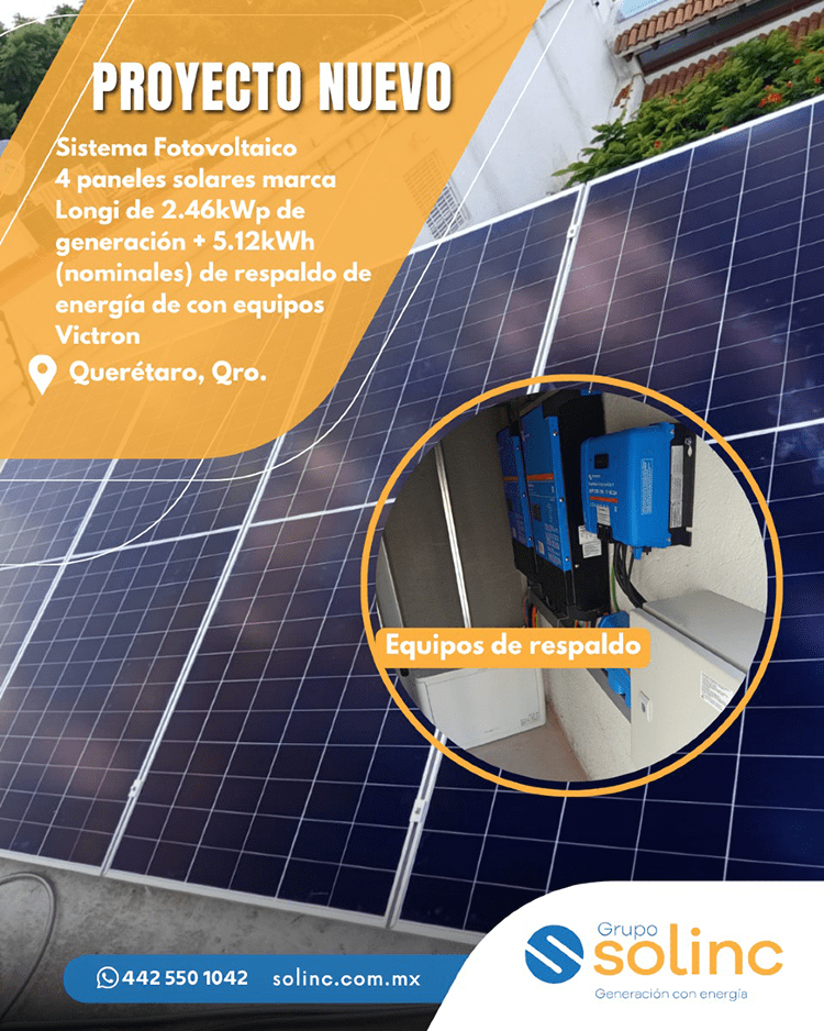 Proyecto Querétaro Qro Sistema Fotovoltaico Paneles Solares Residencial